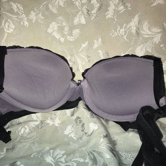 Adore Me Black and Purple bra - Picture 3 of 3